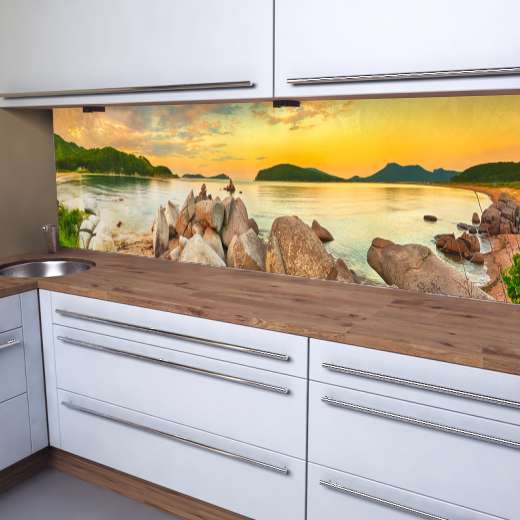 Küchenrückwand Sunset Panorama